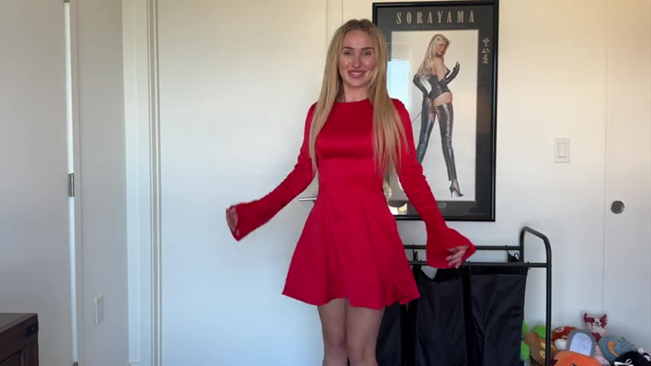 Christmas Dress Try On