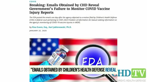 FDA emails reveal 1.4 million reports of adverse reactions to the COVID-19 shots