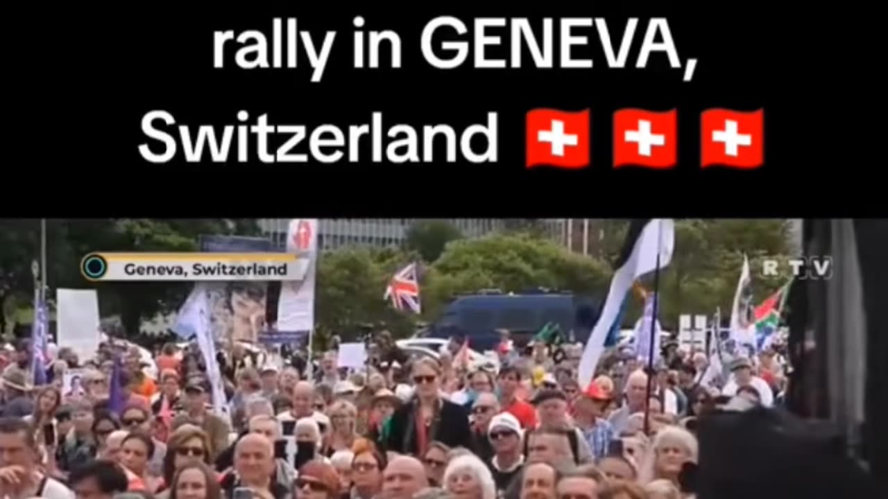 Internaltional Freedom Rally in Geneva Switzerland 2024