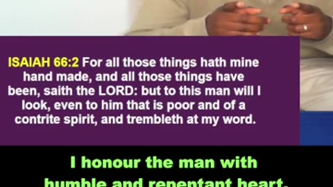 I honour the man with humble and repentant heart || DosimpleTV