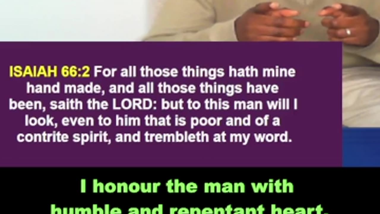 I honour the man with humble and repentant heart || DosimpleTV