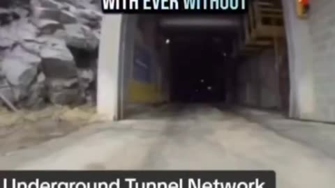 Deep underground, military base