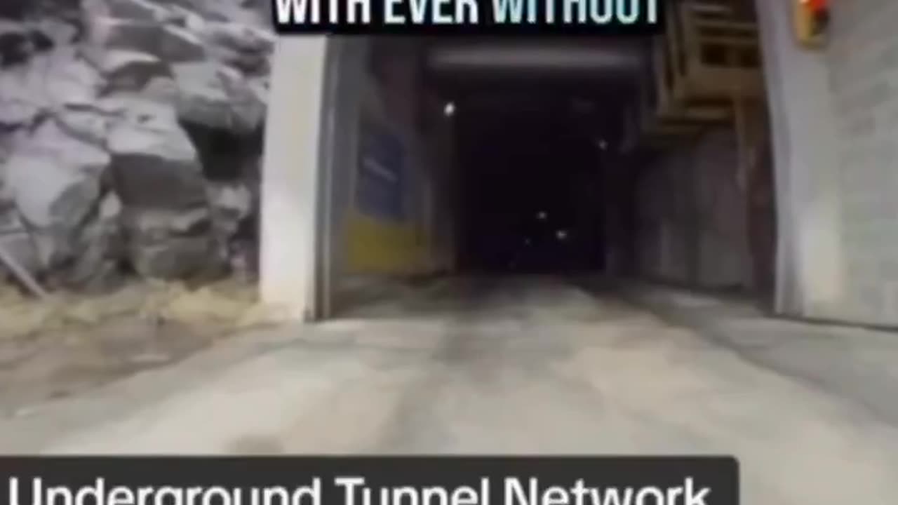 Deep underground, military base