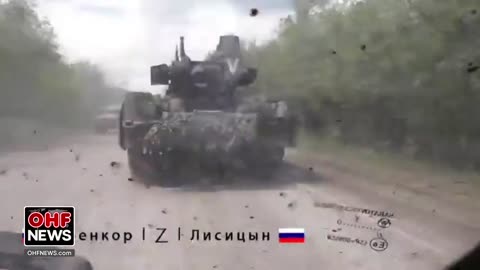 Ukraine War Combat Footage: Terminator Russian armored vehicles in Popasna, Luhansk