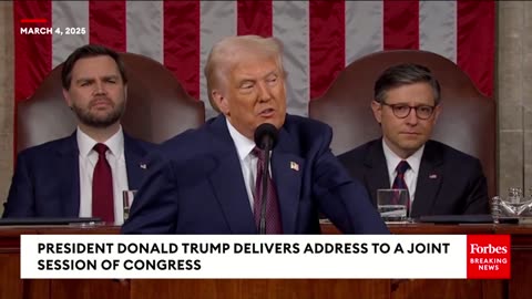 BREAKING NEWS: Trump Announces, Reads Aloud Letter From Ukraine's Zelensky During Speech To Congress