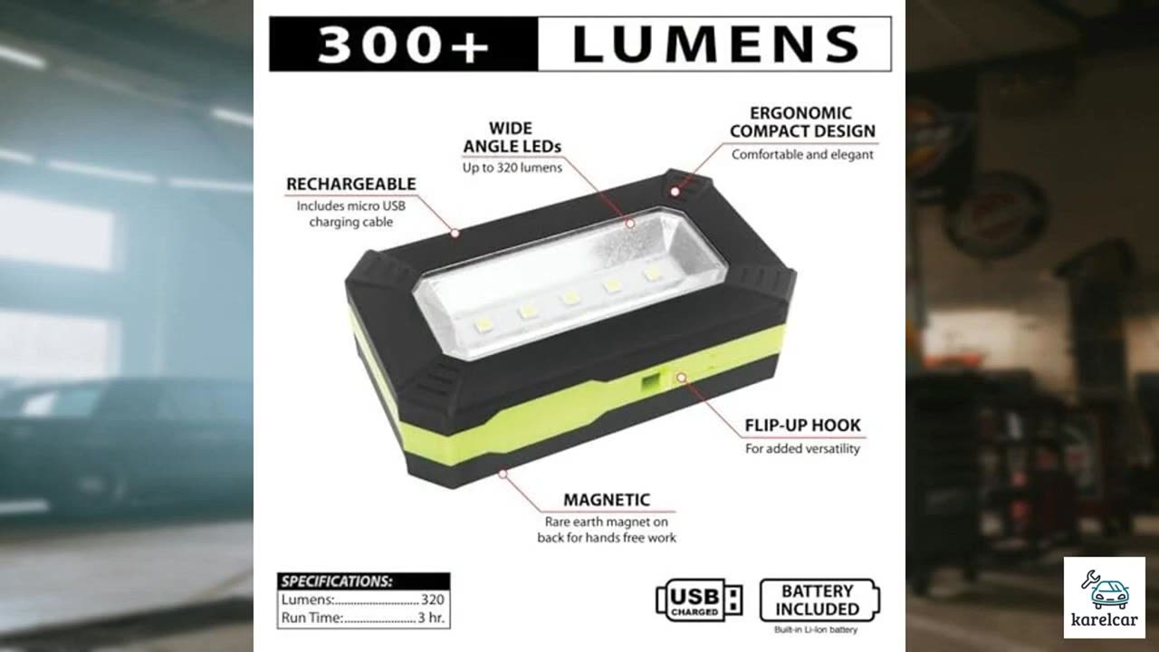 Performance Tool W2675 300lm LED Work Light