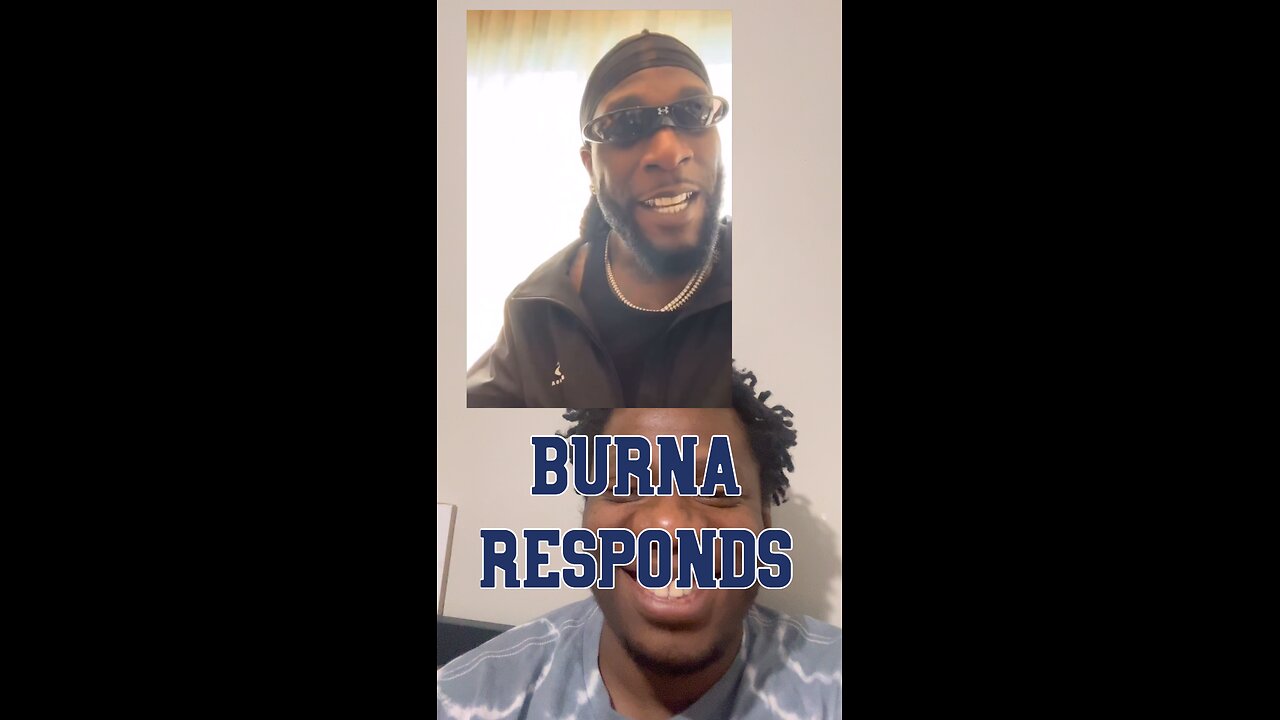 Burna responds to the lambo drama