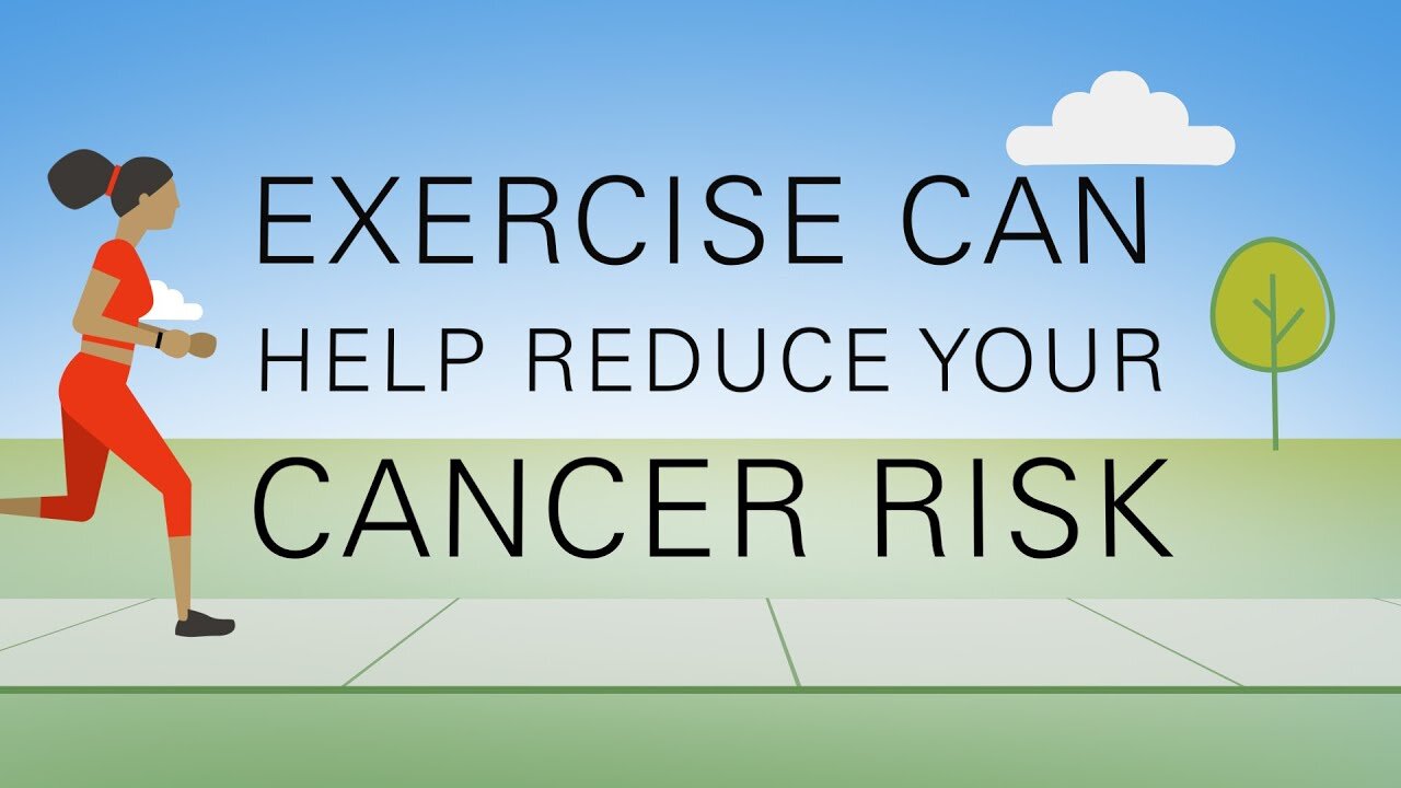 Did you know? regular exercise can lower cancer. #cancer #exercise #healthylife #staystrong