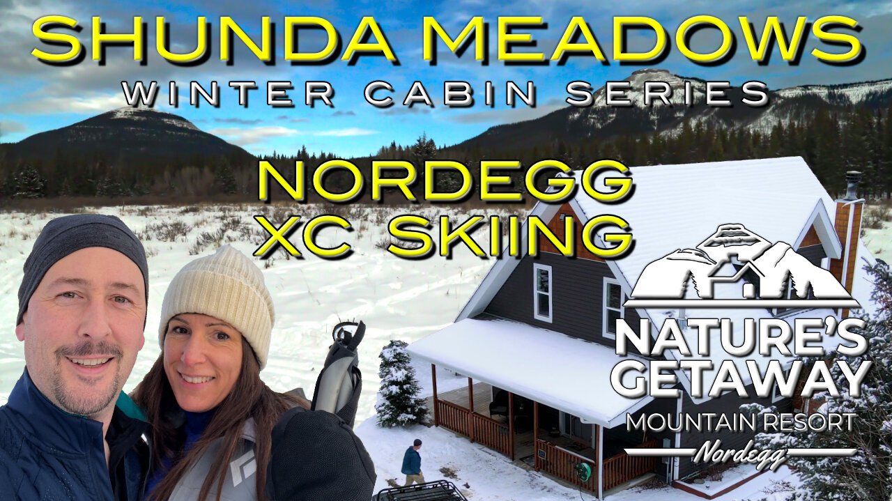 A Thrilling Day of XC Skiing, Frozen Bubbles & Stargazing in Nordegg | Cabin Series