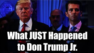 You Won't BELIEVE What JUST Happened To Don Trump Jr.!