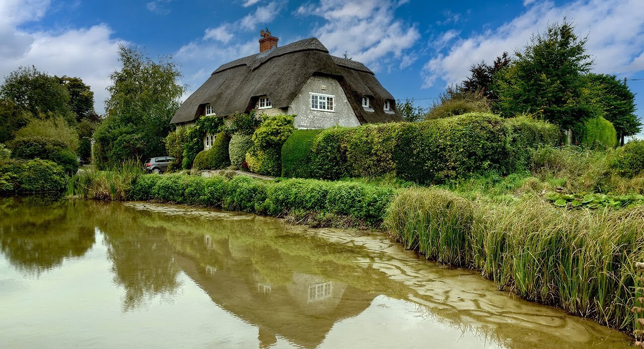 Beauty of England Countryside Village in Early Autumn and Inside Tour of Wilton Windmill