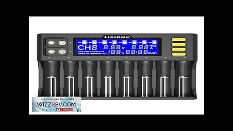 LiitoKala LII-S8 8 Slots LCD Display Battery Charger for Li-ion(IMR/ICR) LiFePO4 Ni-MH/Cd Review