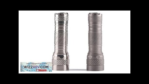 Convoy T4 519A High CRI LED Titanium Alloy EDC Flashlight Need 2*AA Review