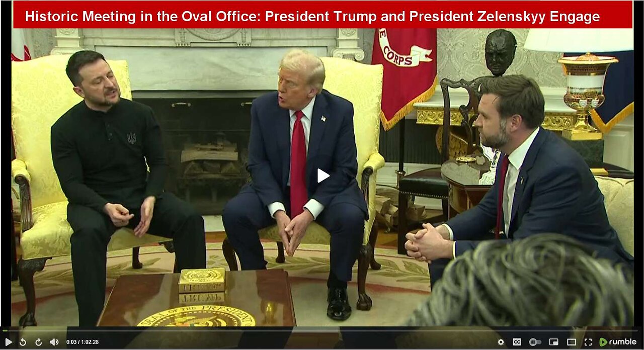 Historic Meeting in the Oval Office: Trump and Zelenskyy Engage