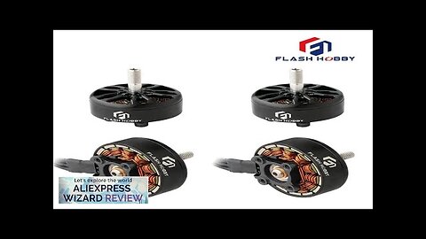 1/4PCS FLASHHOBBY A2807 2807 1800KV 4S 1500KV 1300KV 6S Brushless Motor Review