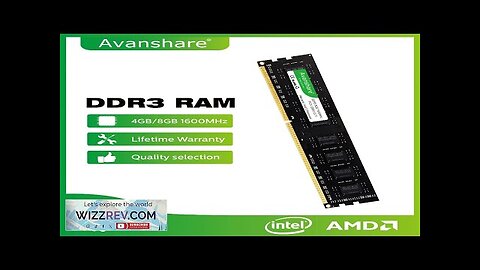 Avanshare Ram DDR3 DDR4 DDR5 32GB 16GB 8GB 4GB1333 1600 2400 2666 Review