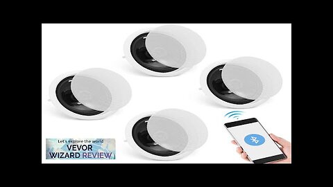 VEVOR 4 PCs 6.5'' Bluetooth in Ceiling Speakers 150W Flush Mount Ceiling Review