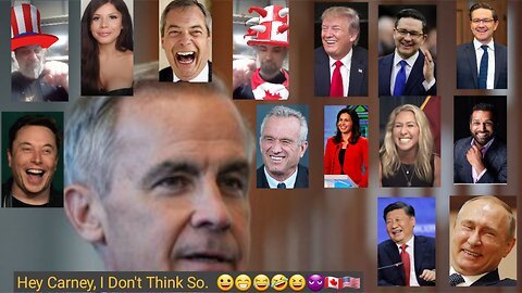 Carney Thinks He Can Trade War With Trump. 😀😁😂🤣😆😈🇨🇦🇺🇸