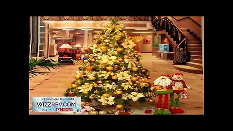 1.8mGolden Christmas Tree Set Decoration Large Artificial Pine Needles Christmas New Year's Review