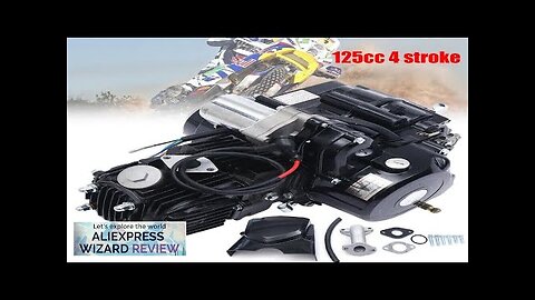 125cc 4stroke ATV Engine Motor Semi-Auto w/Reverse Electric Start Single Cylinder CDI Review