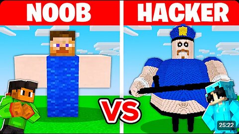 NOOB vs HACKER_ I Cheated In a BARRY'S PRISON Build Challenge!