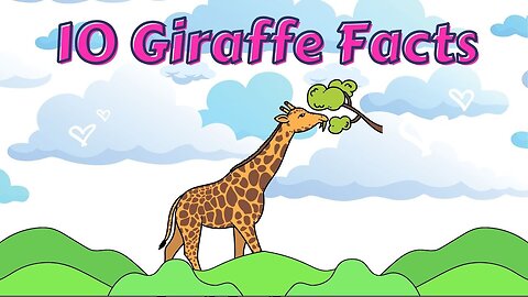 10 Giraffe Facts for Kids