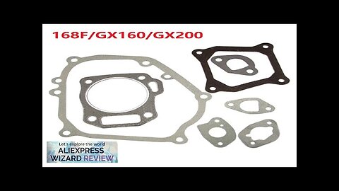 Engine Gasket Set For GX160 GX200 168F/170F 2-3KW Engine Petrol Generator Trimmer Review