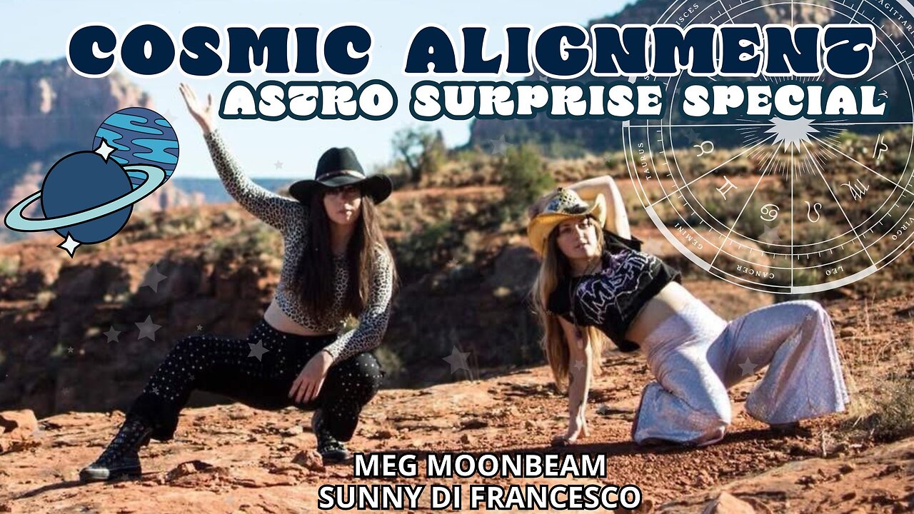 🎉 COSMIC ALIGNMENT ASTRO CALENDAR! By Meg Moonbeam & Sunny from Pluto