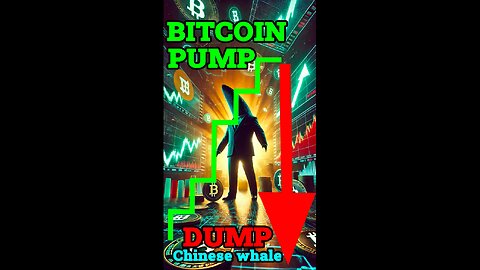 Urgent! Bitcoin pump and dump by Chinese Whale