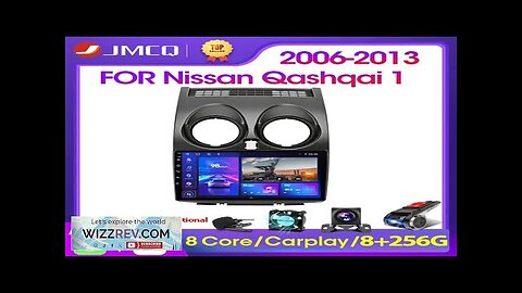 JMCQ 2 Din Android 12 Car Radio DSP GPS Navigation Multimidia Video Review