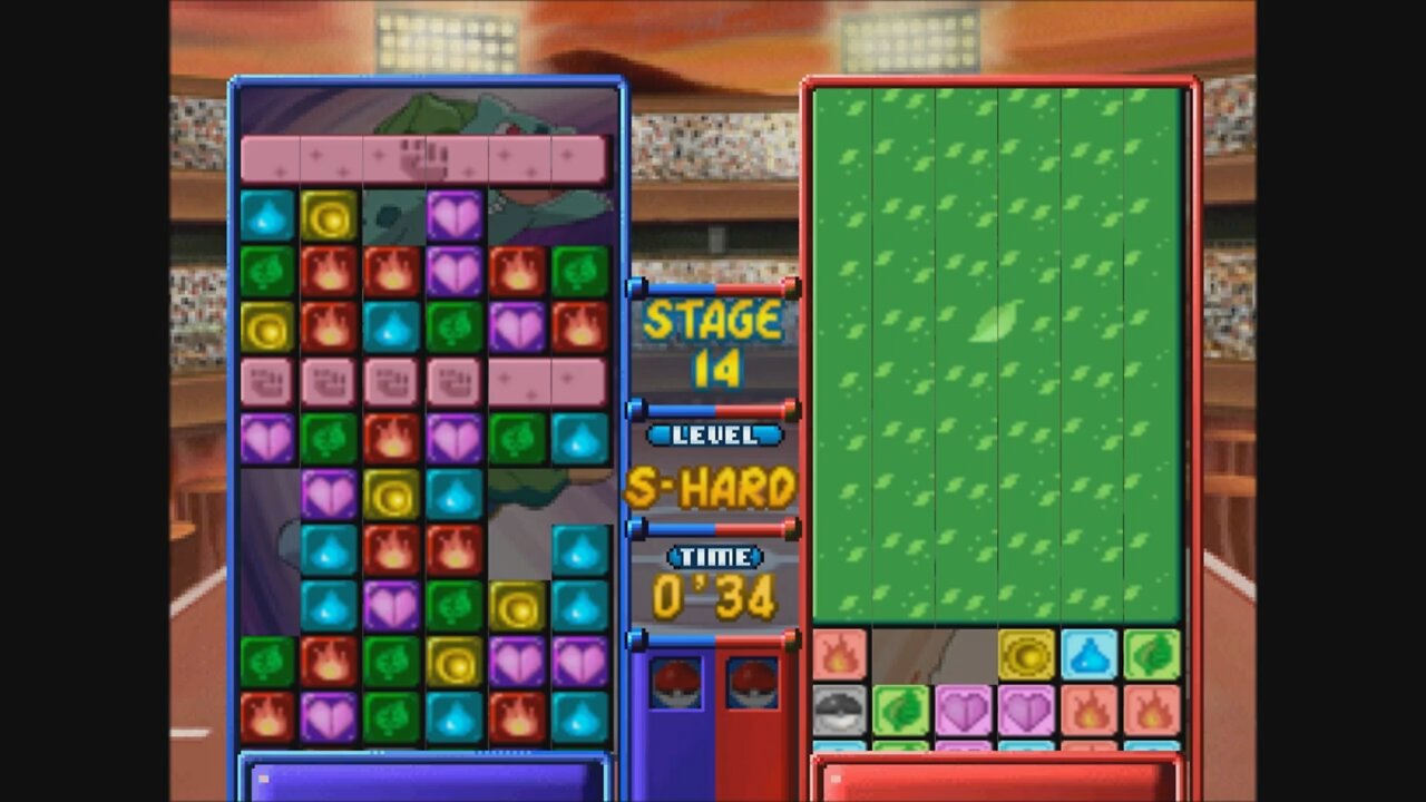 Pokémon Puzzle League (N64): Super Hard (Bulbasaur Only, No Continues)