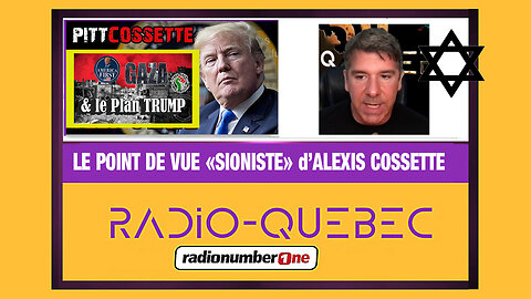 La PALESTINE vue par Alexis COSSETTE de Radio Québec...Choquant! (Extrait) Hd 1080