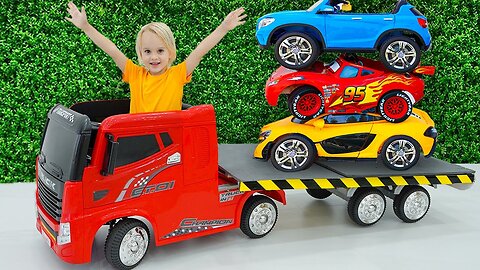 Chris’s Toy Car Adventure: Funny Stories with Cars and Trucks