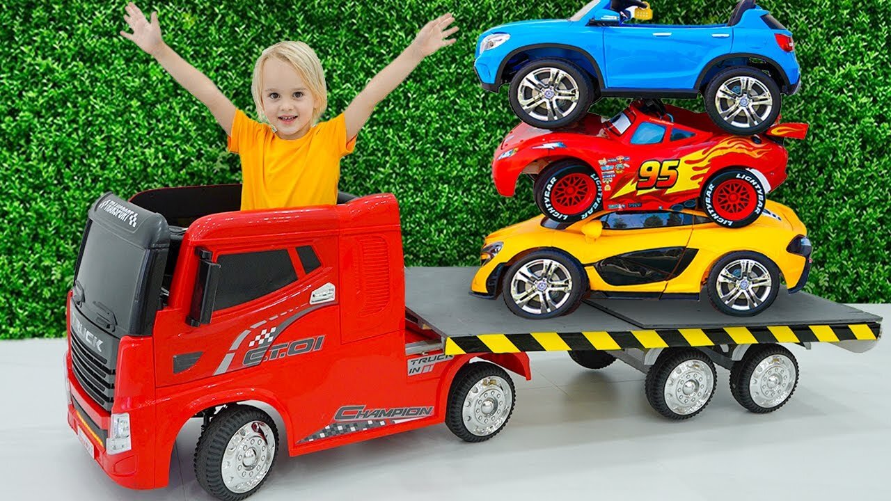 Chris’s Toy Car Adventure: Funny Stories with Cars and Trucks