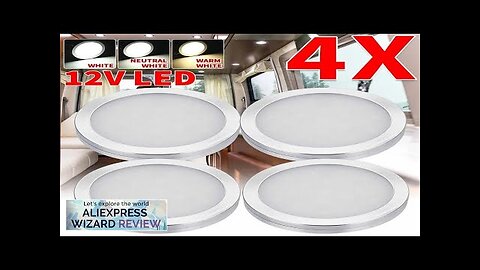 4PCS Camper Accessories RV Ceiling Lights Caravan Interior Reading Lamp Roof Light Review