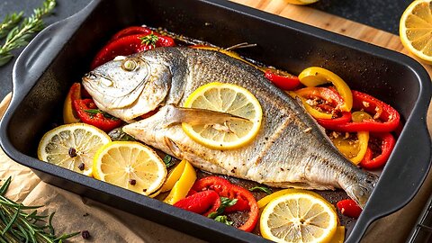 The recipe is simple and delicious, Sea bream!