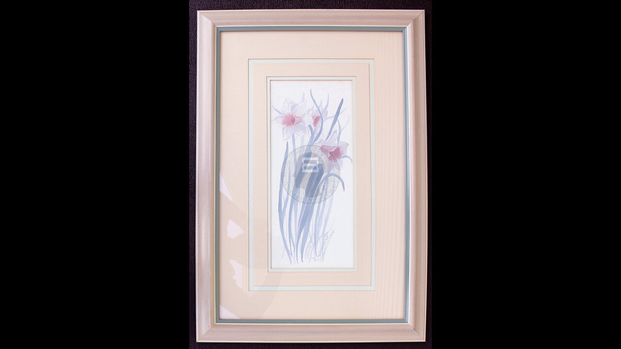 Pair of Signed Limited Edition Floral Prints by Leila Desirée Platt in Frames