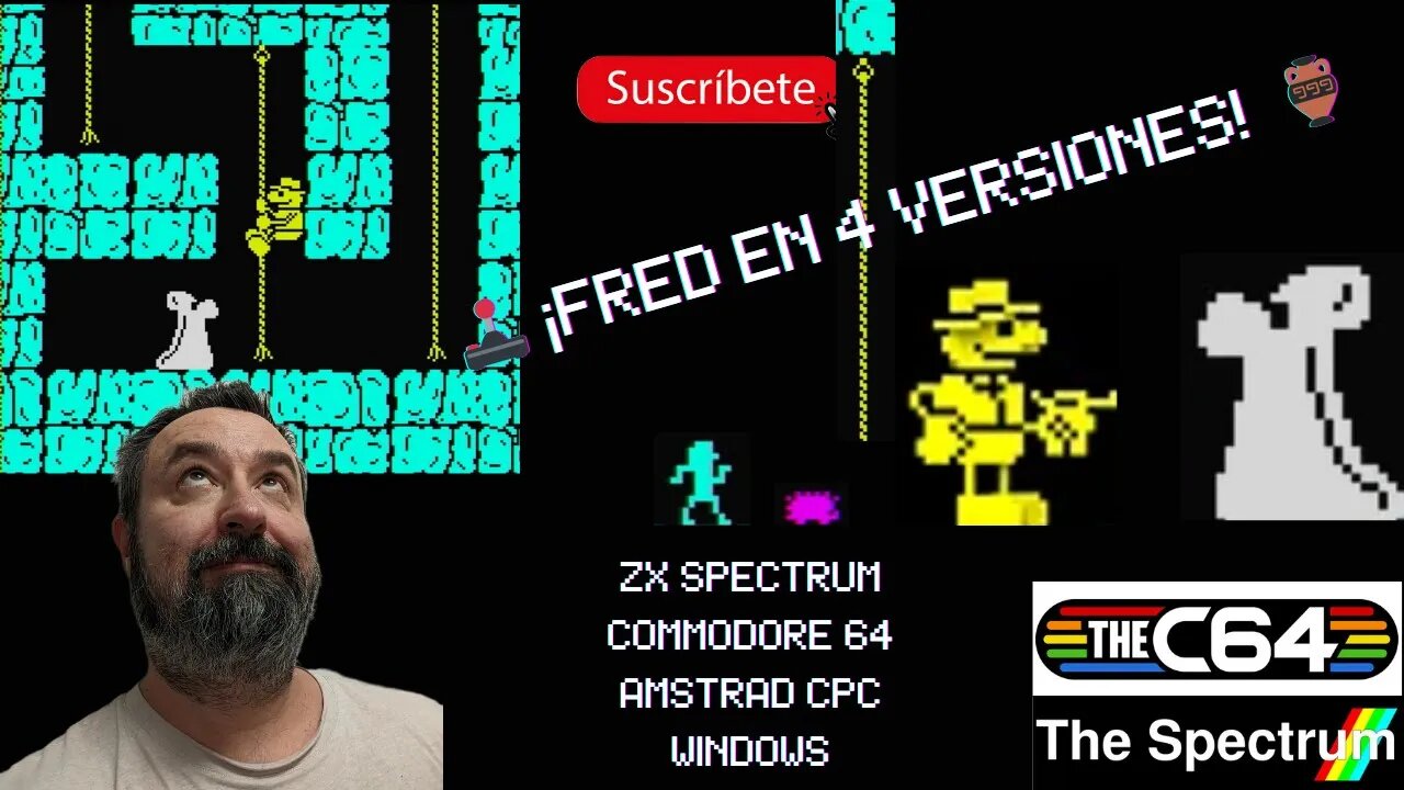 👾 Fred en 4 versiones: Spectrum, Amstrad, Commodore y Remake 🏆 ¿Cuál gana?