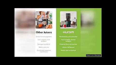 Hurom H320 Slow Juicer Ultra Low Pulp Hands-Free Hopper Review