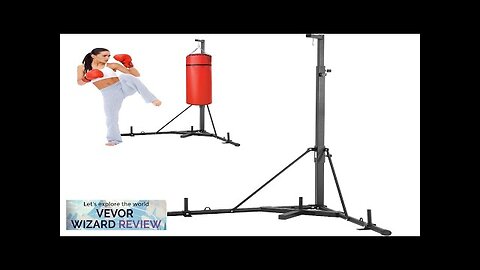 VEVOR Punching Bag Stand Steel Heavy Duty Workout Training Equipment Adjustable Height Review