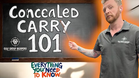 Concealed Carry 101: Expert Tips, Safety, Training, and Laws for Everyday Carry | Masterclass