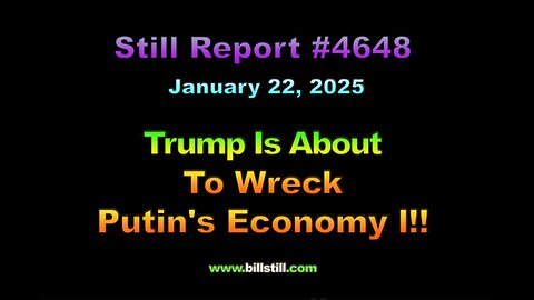 Trump Is About to Wreck Putin's Economy, 4648