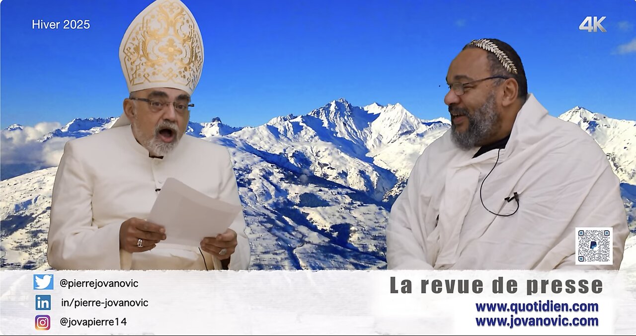 Pierre JOVANOVIC Avec DIEUDONNÉ ★ La Revue De Presse Papale Avec Dieu (Hiver 2025)