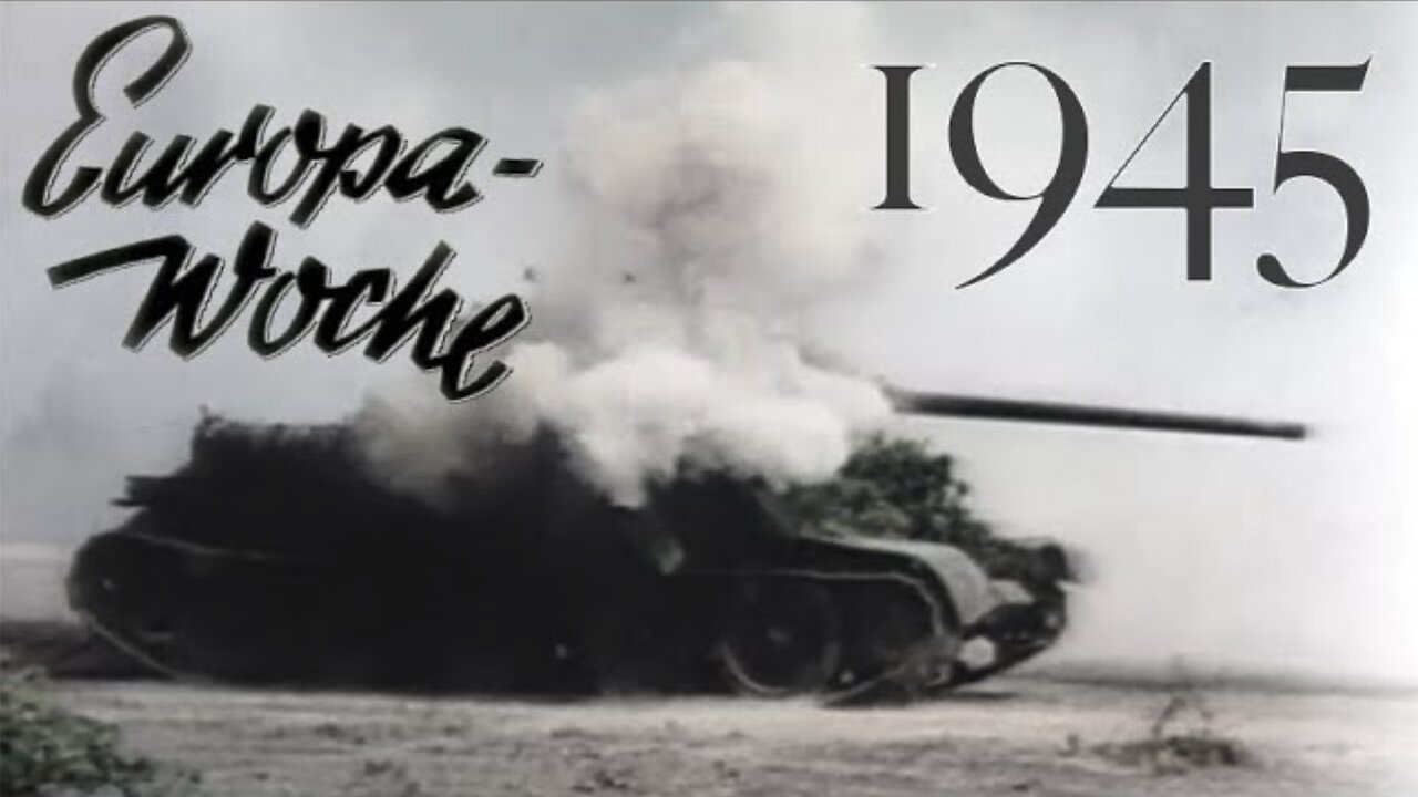 FREE INDIA LEGION and 1. GALICIAN Div. - 1945 Europa Woche Nr. 97 GERMAN NEWSREEL