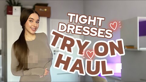 [4K] TRY ON HAUL WITH Alisa | GET READY WITH ME | NO BRA CHALLENGE WITH TIGHT DRESSES