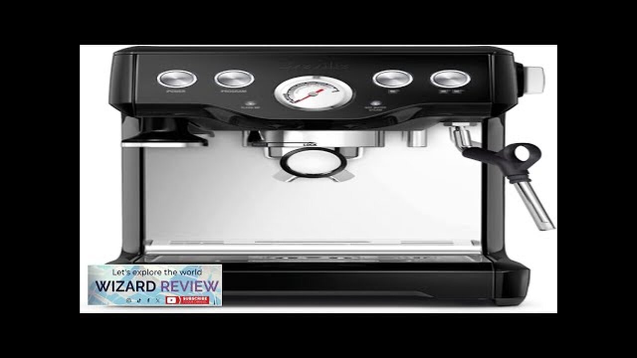 Breville BES840BSXL Espresso Machine One Size Black Sesame Review