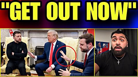 Holy MOLY!! FOOTAGE Of Trump Kicking Zelensky Out Of The White House BREAKS THE INTERNET!!!!
