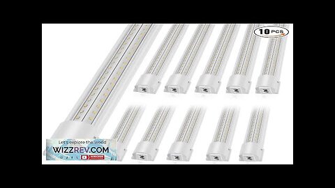 VEVOR 10 Pack LED Shop Light 8 FT 80W Linkable Shop Light Review