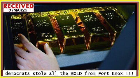 democrats stole all the GOLD from Fort Knox !!!