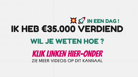 IK HEB €35.000 VERDIEND IN 1 DAG !